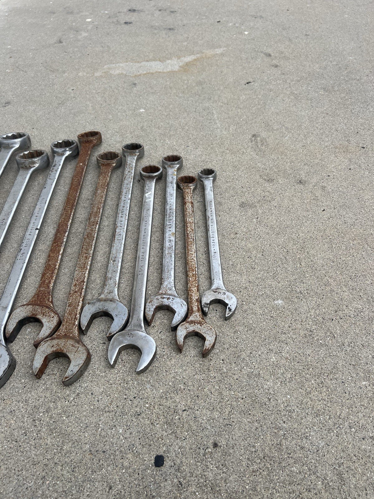 13-Proto USA Professional Jumbo Wrenches SAE Large Sizes from 1-1/16”-2-1/4”