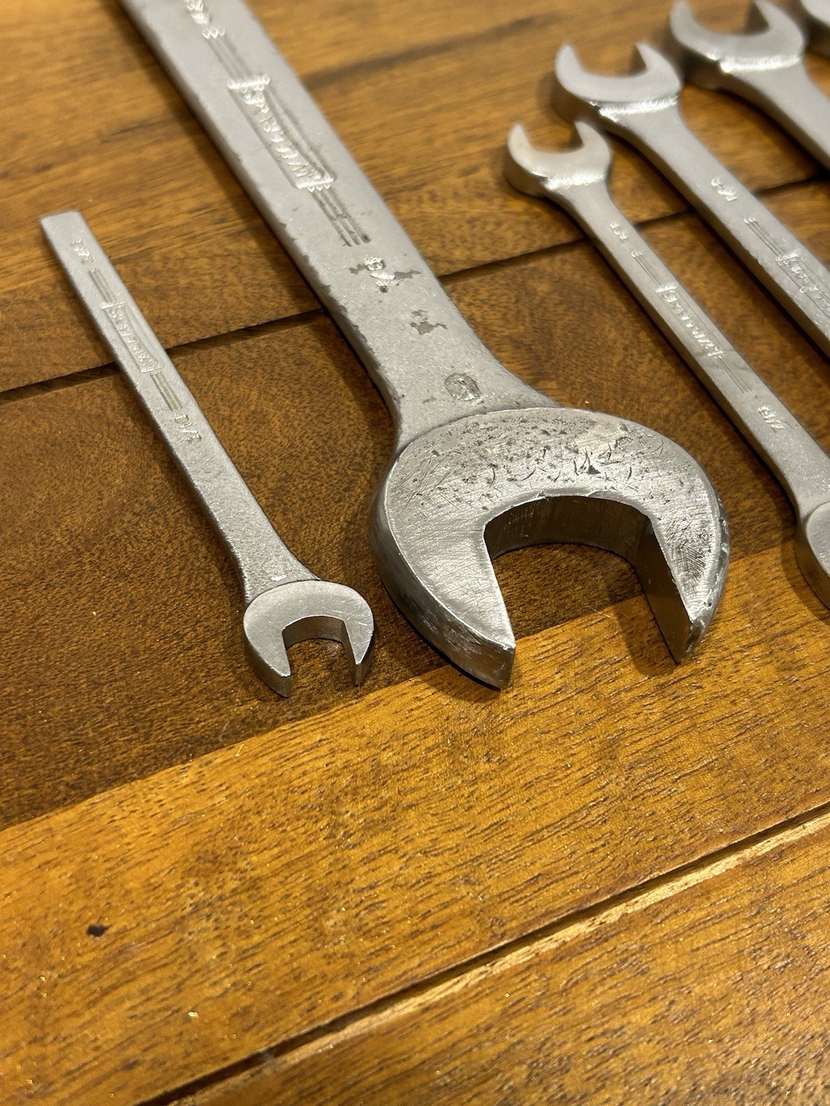 Rare Vintage J.H. Williams Wrench Set SUPERRENCH 9 Pcs. USA