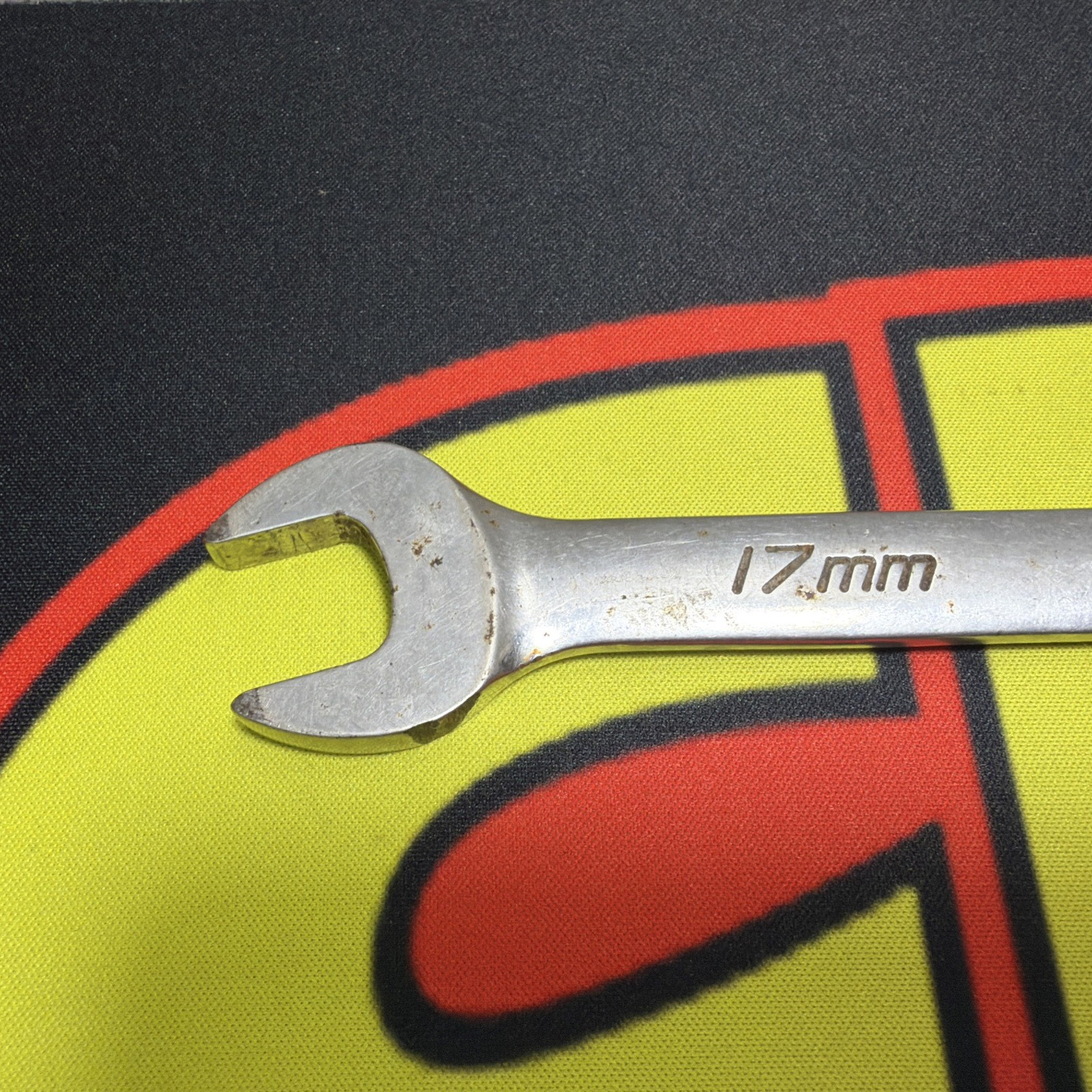 Snap On 17mm Metric Combination 12 Pt 10″ Wrench Model OEXM170B Made USA Used