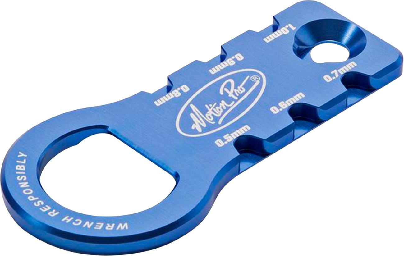 Motion Pro 08-0579 Aluminum Spark Plug Gap Tool 0.5 0.6 0.7 0.8 0.9 1.0