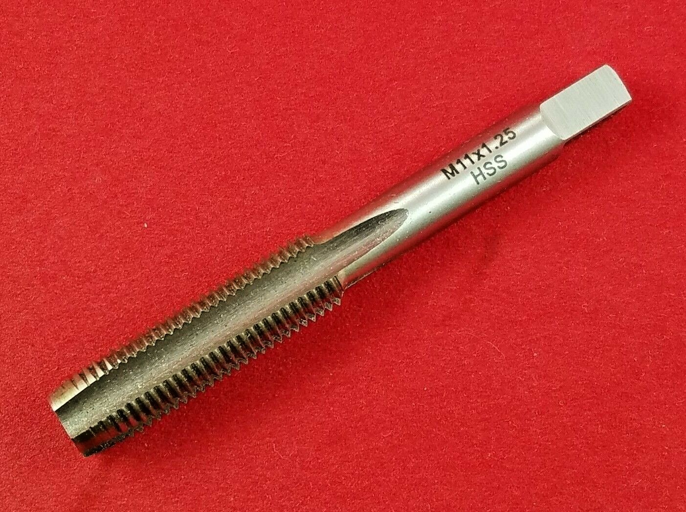 M11 X 1.25 Plug Tap 11MM HSS Hand Tap 4FL RH A1 122-11125
