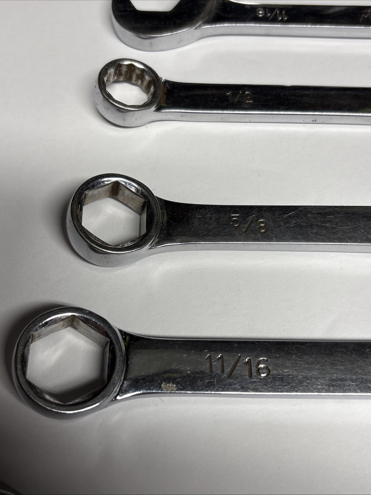 MAC Tools Combination Wrenches CH26, CH22, CH20, CL162 & DA22 USA Lot Of 5