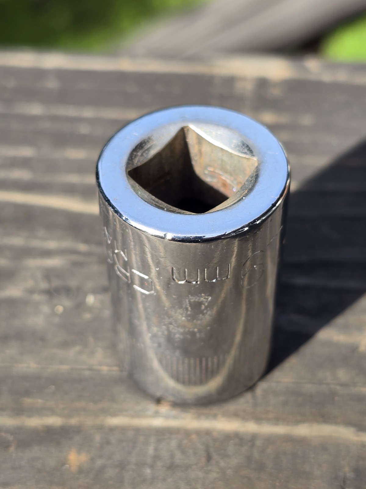 Craftsman USA 19mm Socket 12 Point 1/2″ Drive G 44238 (Bottom Knurl)