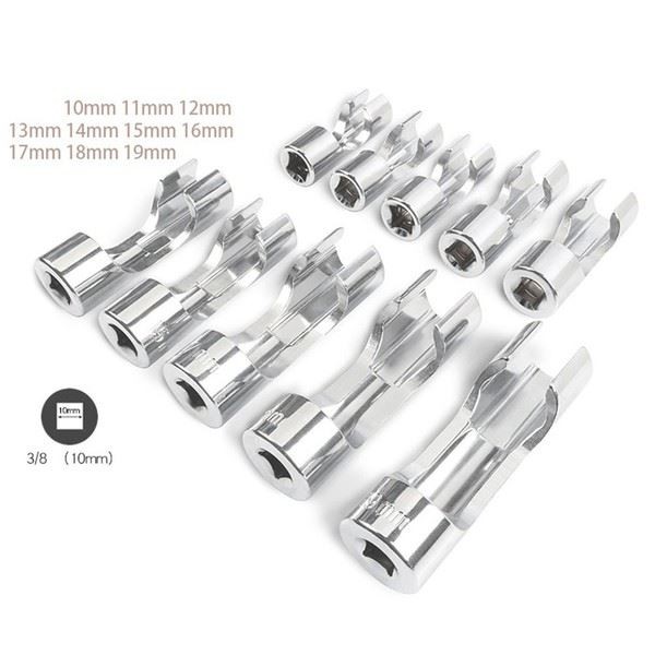 1019mm Fuel Line Socket Wrench Set for Diesel Injectors with 10pcs Sockets