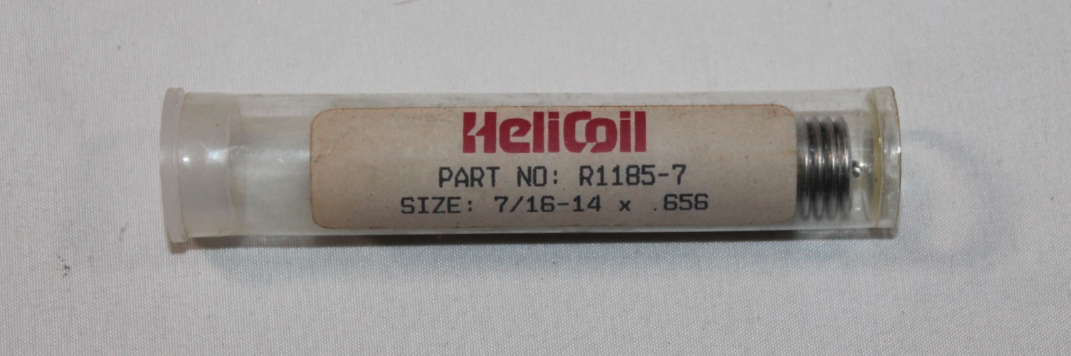 Heli‑Coil Thread Repair Kit 7/16-14 UNC Tap Tool Inserts Preowned USA Complete