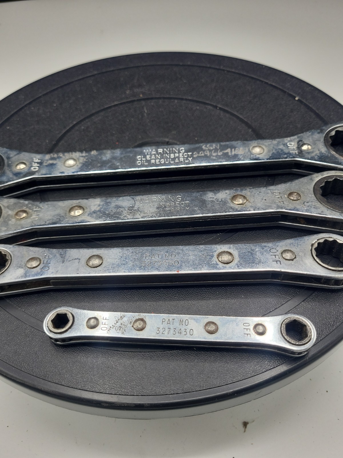 4Pc. Snap-On Tools 6 & 12 Pt. Ratcheting Box 1/4″ – 15/16 » Wrench Set