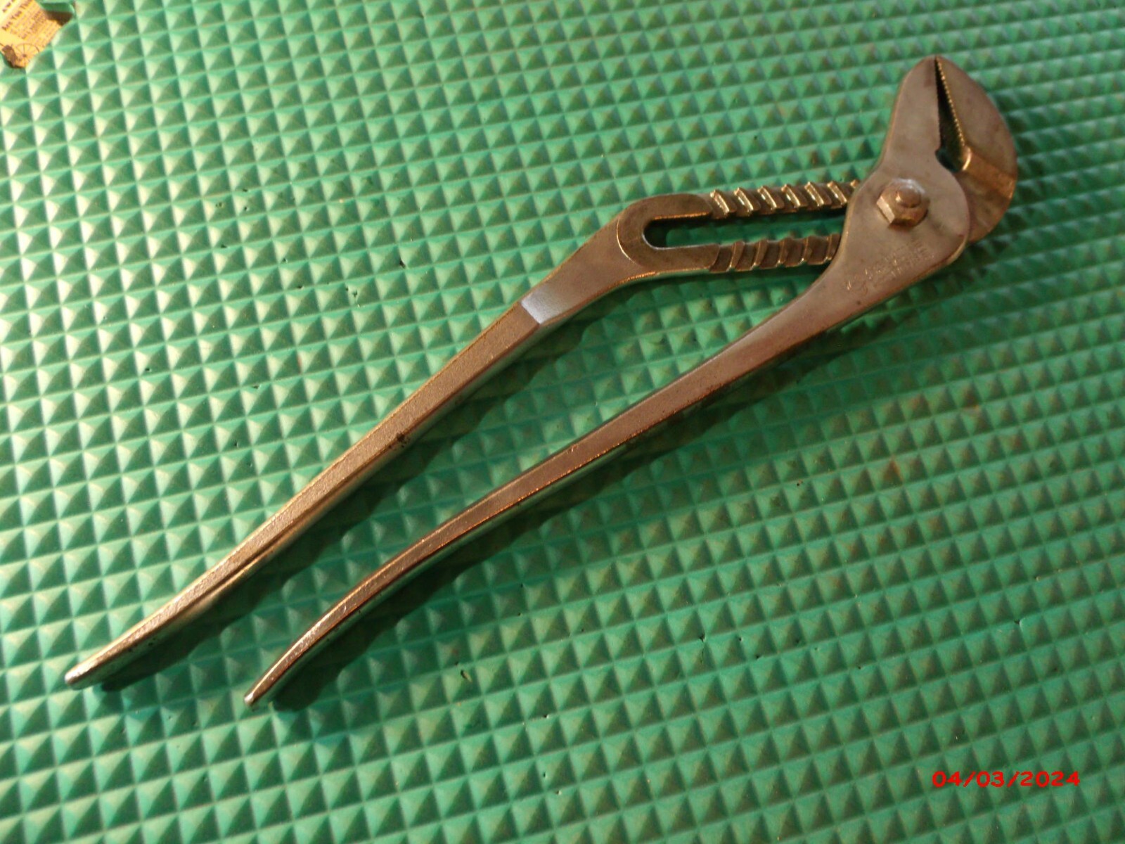 VINTAGE «DIAMALLOY» U.S.A. GROOVE-JOINT #HL116 ADJUSTABLE PLIERS(11 POSITIONS)