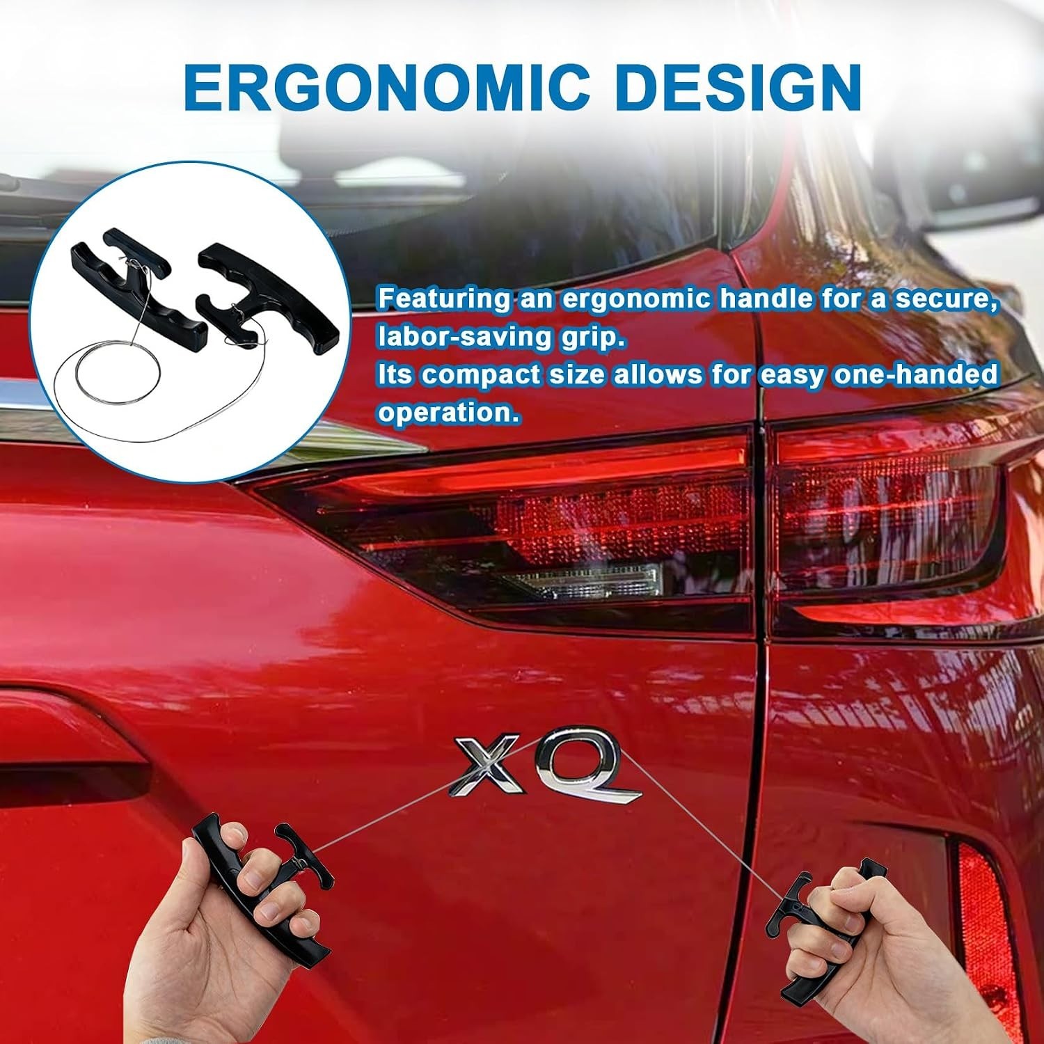 Versatile Emblem Remover Kit – 1 Pair for Car, Wall, and Furniture Application