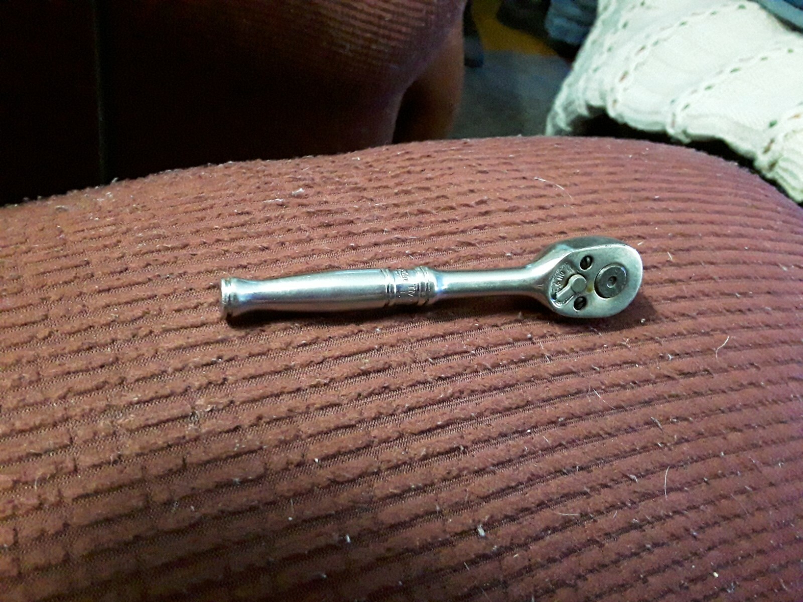 SNAP-ON TOOLS 1/4″ DRIVE RATCHET STANDARD HANDLE – SOCKET WRENCH – TM70C – USA