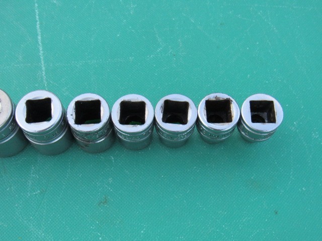 SNAP-ON 211FSY 3/8″ DRIVE 11PC SAE 6PT SHALLOW SOCKET SET 1/4″ – 7/8″ UNDERLINE