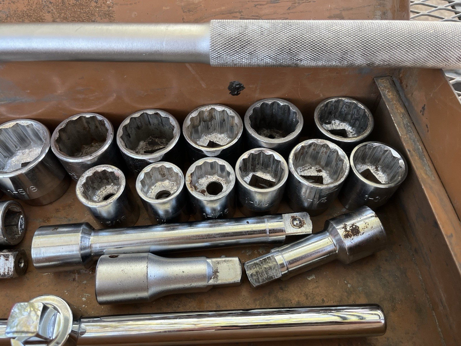 1” HD Socket Set, 23-pc, Wright Ratchet