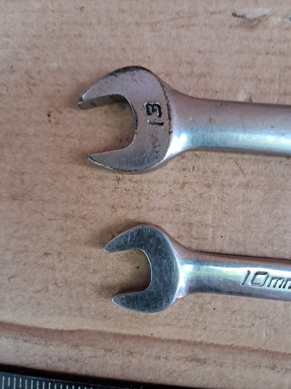 2 Pieces of Snap On Combination OEXM 10 & 13mm Spanners in Good Used Condition