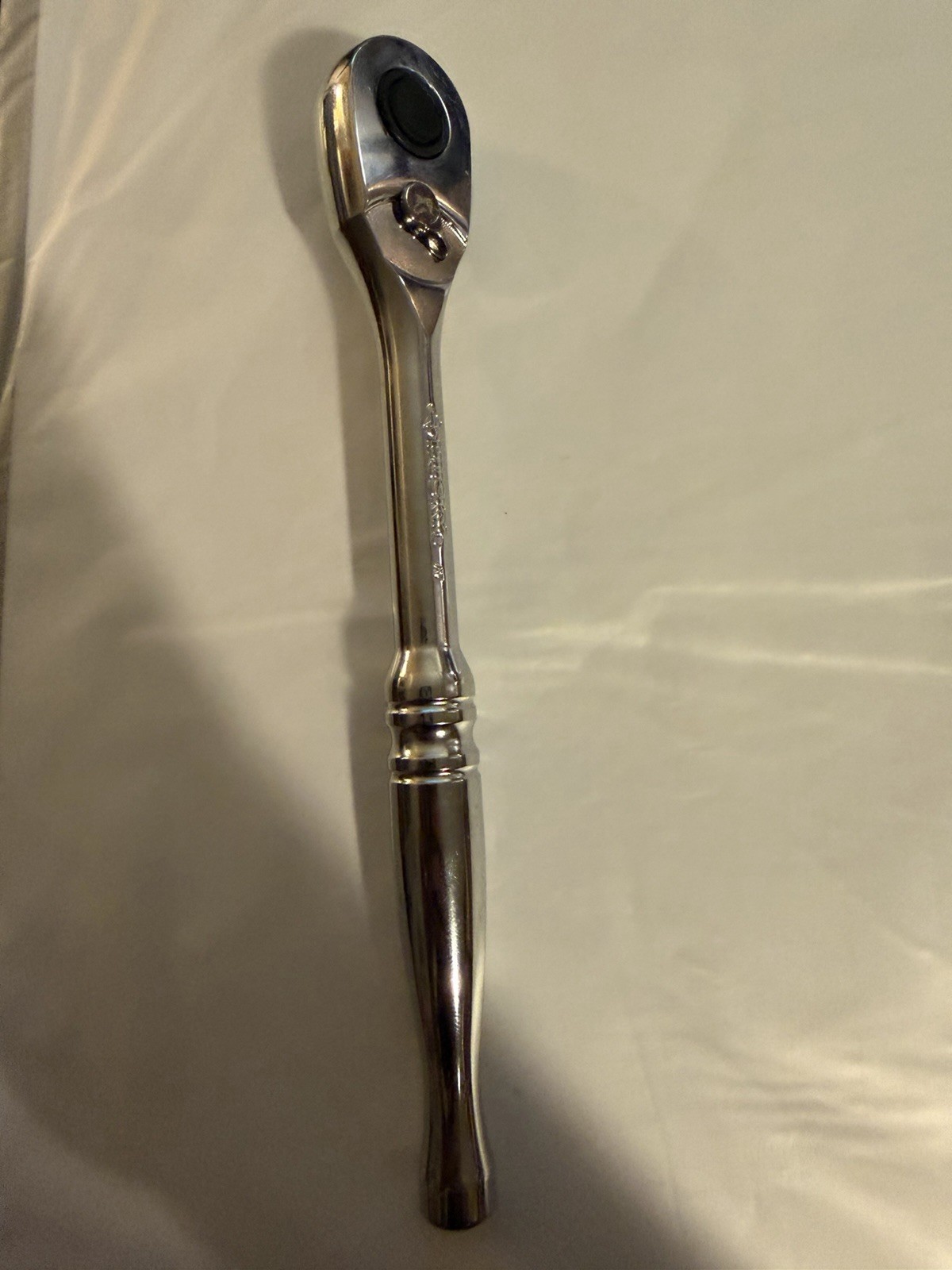 Husky 3/8 In. Full Polish 72 Tooth Ratchet 8-inch