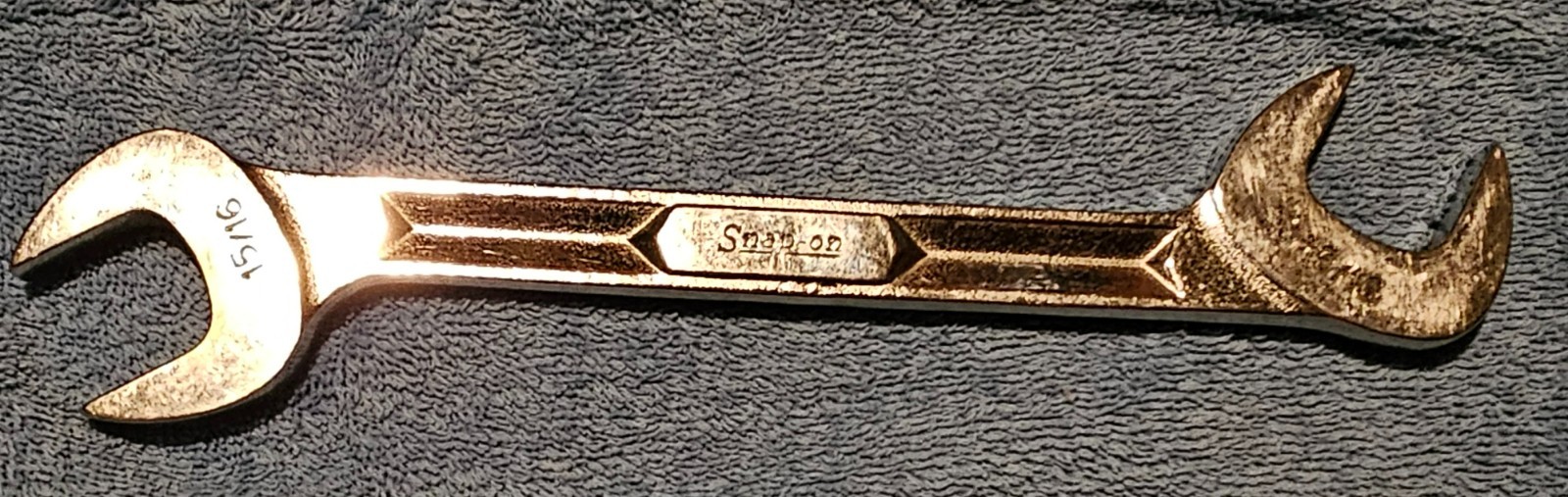 Snap-on 15/16″ V-5230 SAE 4-way Angle Open-End Wrench Underline