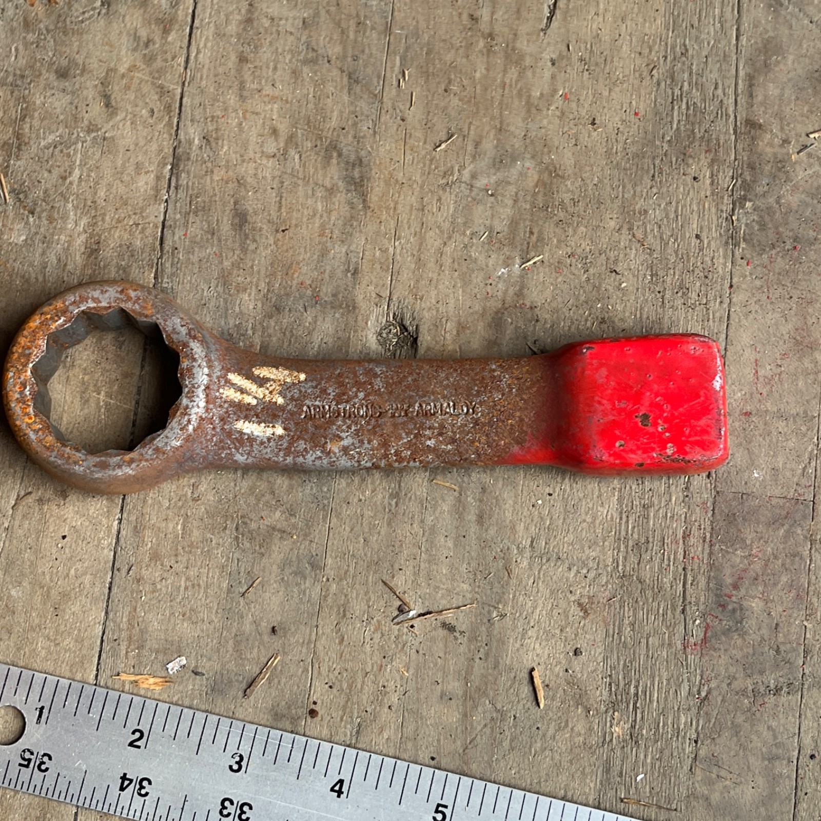 Armstrong 1-1/4″ Flat Striker Wrench SFH-1808 Slugger Slugging Striking 12 pt