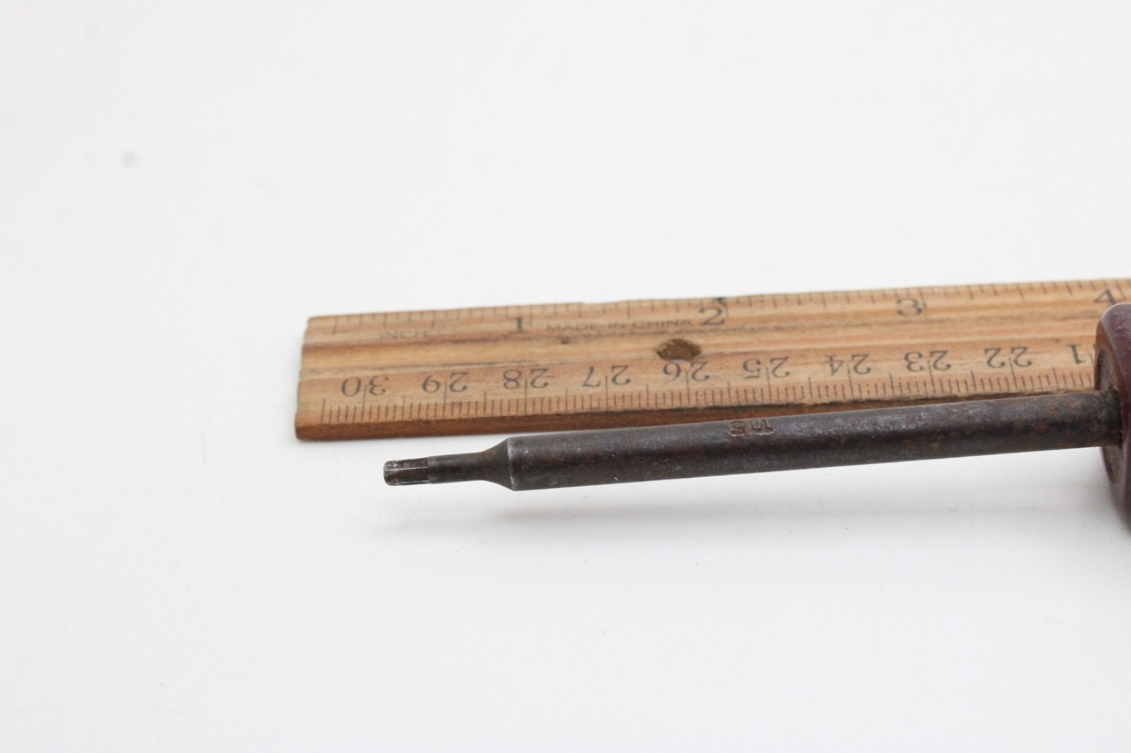 Matco Tools SDM T15 Torx 3″ Driver Burgundy Hard Handle USA