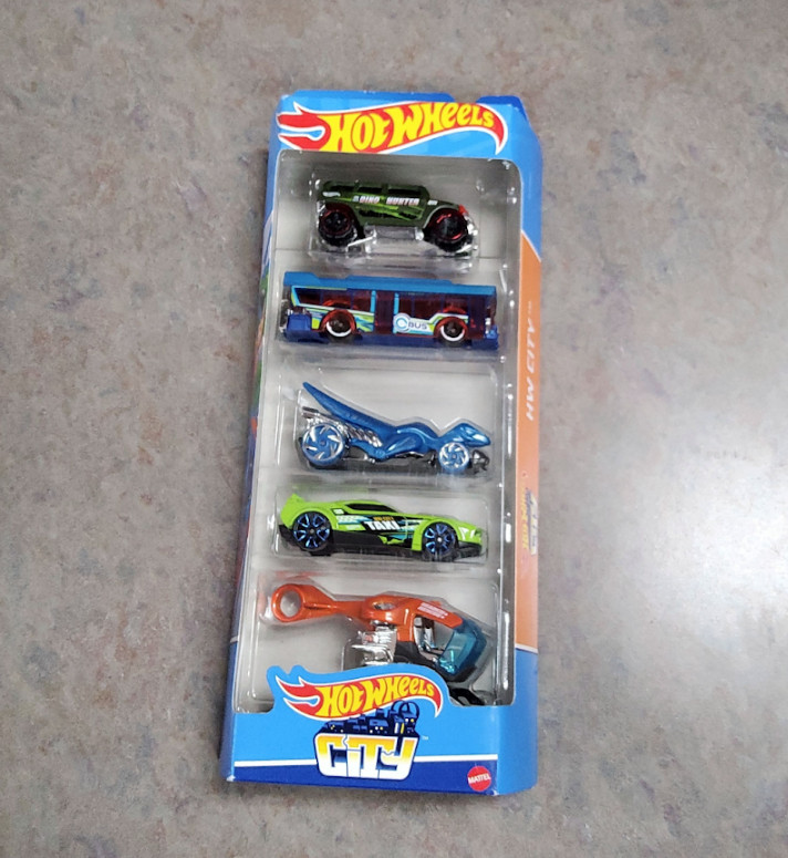 NEW Hot Wheels 5-Car Pack – HW City