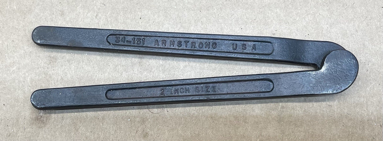 Armstrong 2″ Adjustable Face Pin Spanner Wrench 34-151 USA Made
