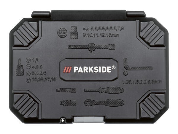Parkside Socket Set – 36 piece set Brand New high quality chrome-vanadium steel