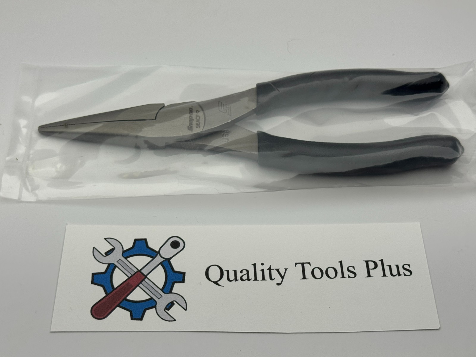 Snap-On Tools NEW 96ACF 8″ Talon Grip Needle Nose Pliers Black
