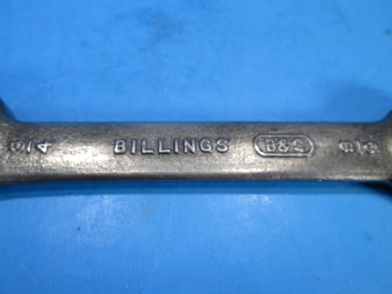 Vintage BILLINGS B&S Double Open-End Wrench C729 – 3/4 & 5/8″ ~Made in USA~ NICE