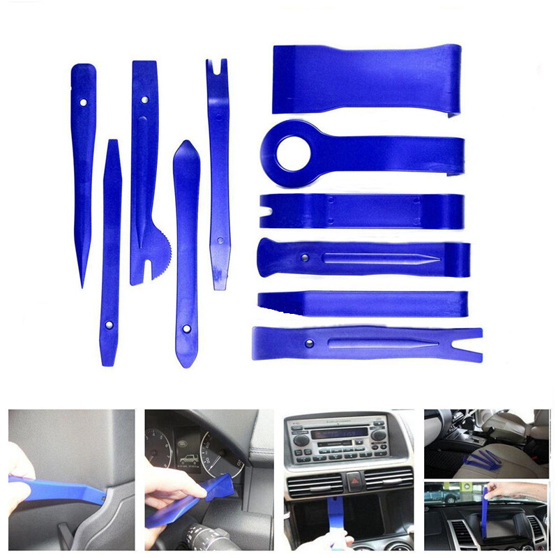 11X Kit Para Abrir Autos Panel De La Puerta Del Coche Quitar Radio herramienta