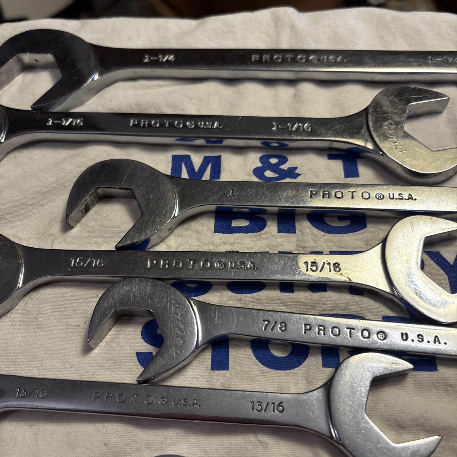 Proto Professional USA 11pc Four-Way Angle Open End Wrench Set 11/32″ – 1-1/4″