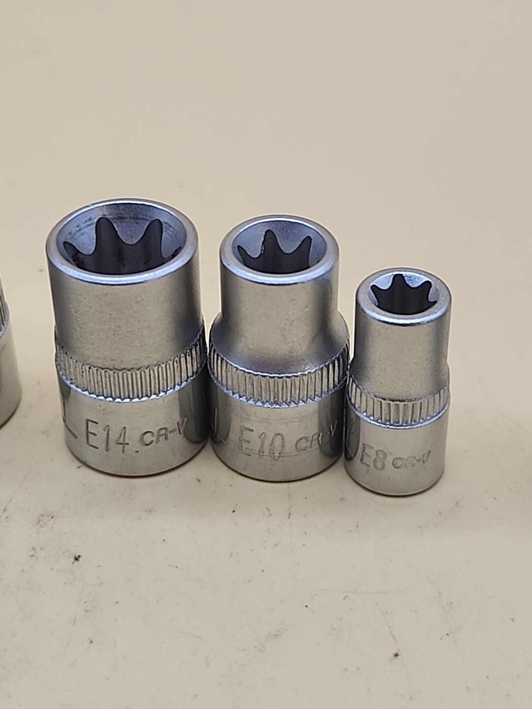 Cornwell Torx Star Bit Female E Socket Set E4-5-6-7-8 E20-18-16-14-10 10ea