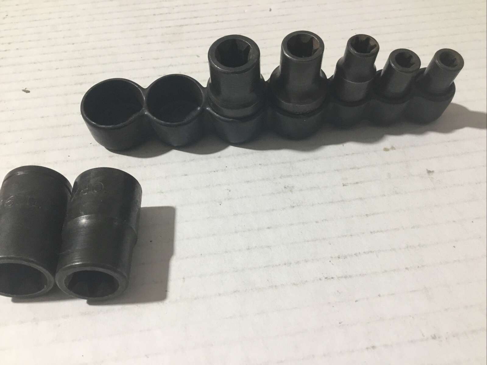 inverted torx socket set E-6-7-8-10-12-14 Impact Set.