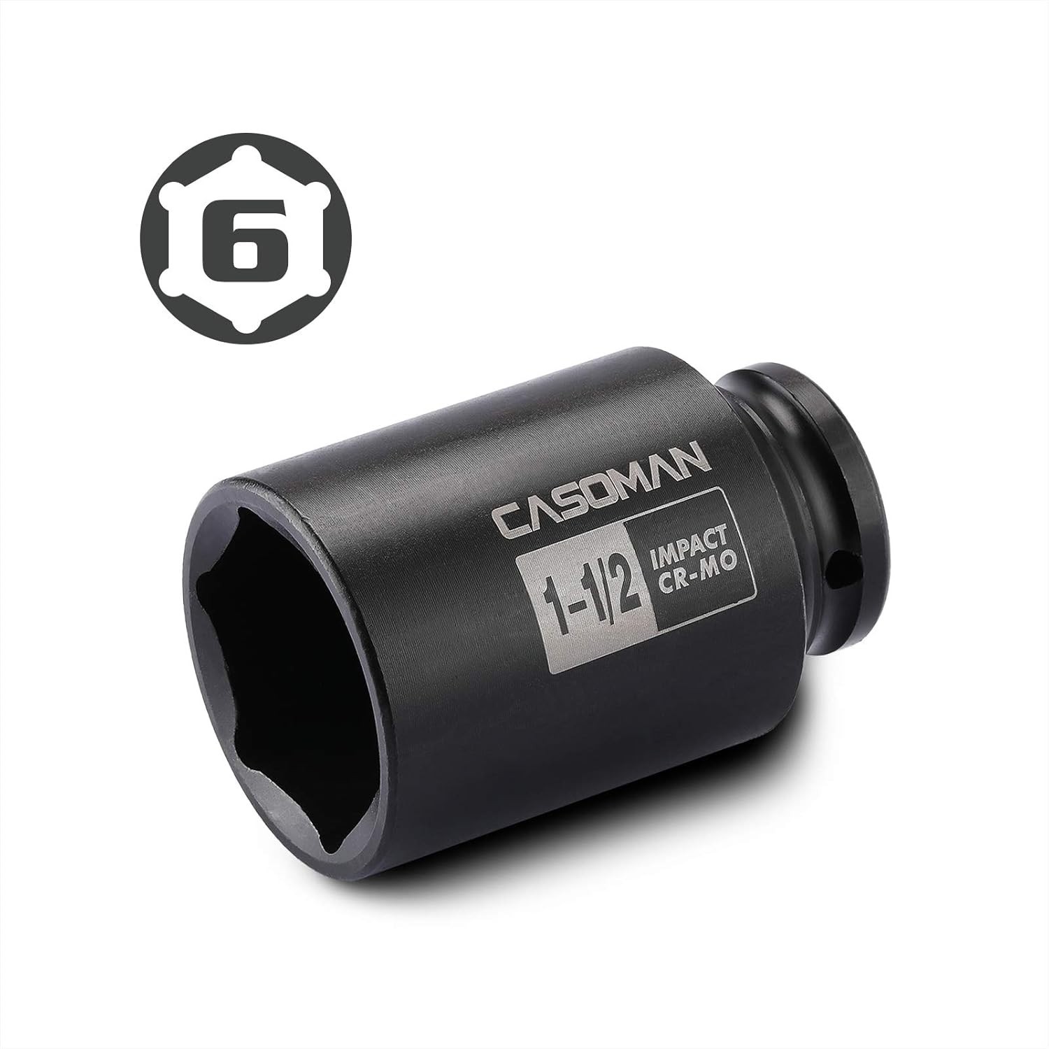Chrome Molybdenum Steel 6-Point Drive Socket – Perfect for Axle Nut Installation