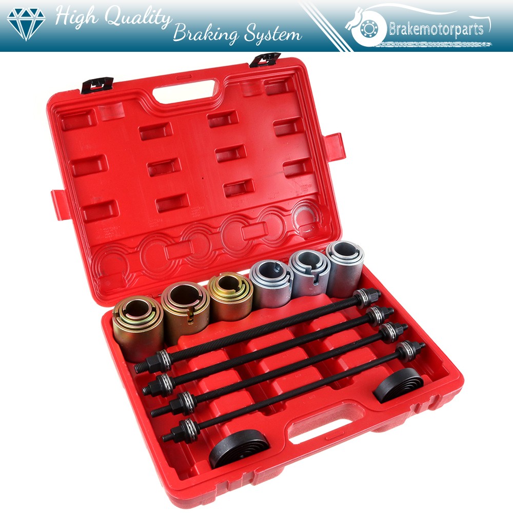 Universal Press Pull Sleeve Kit Bush Bearing Removal Insertion Tool Kit Set 26PC