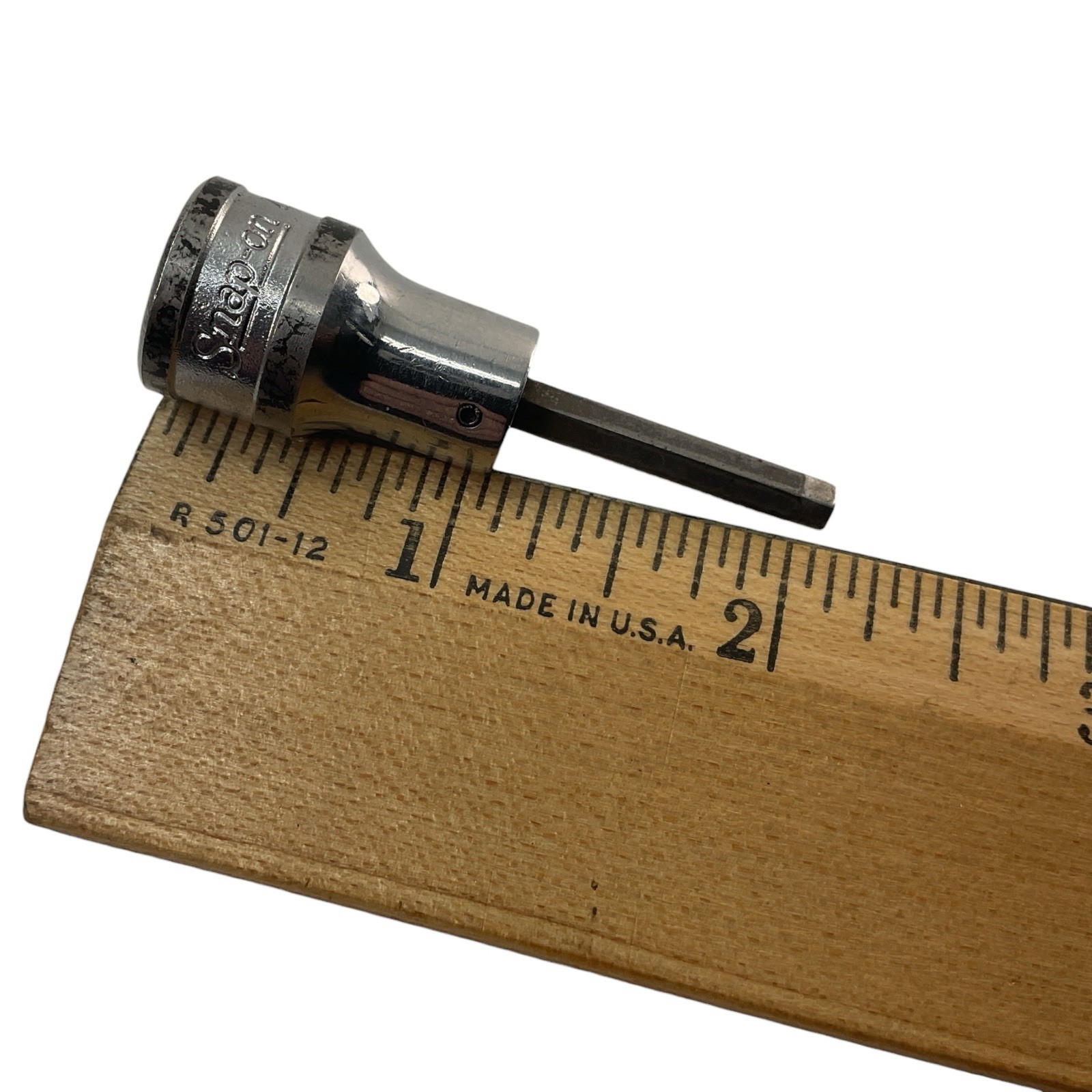 Snap On Hex Bit Chrome Socket FAM4A 3/8″ Drive 4mm Metric As Pictured Fast Ship