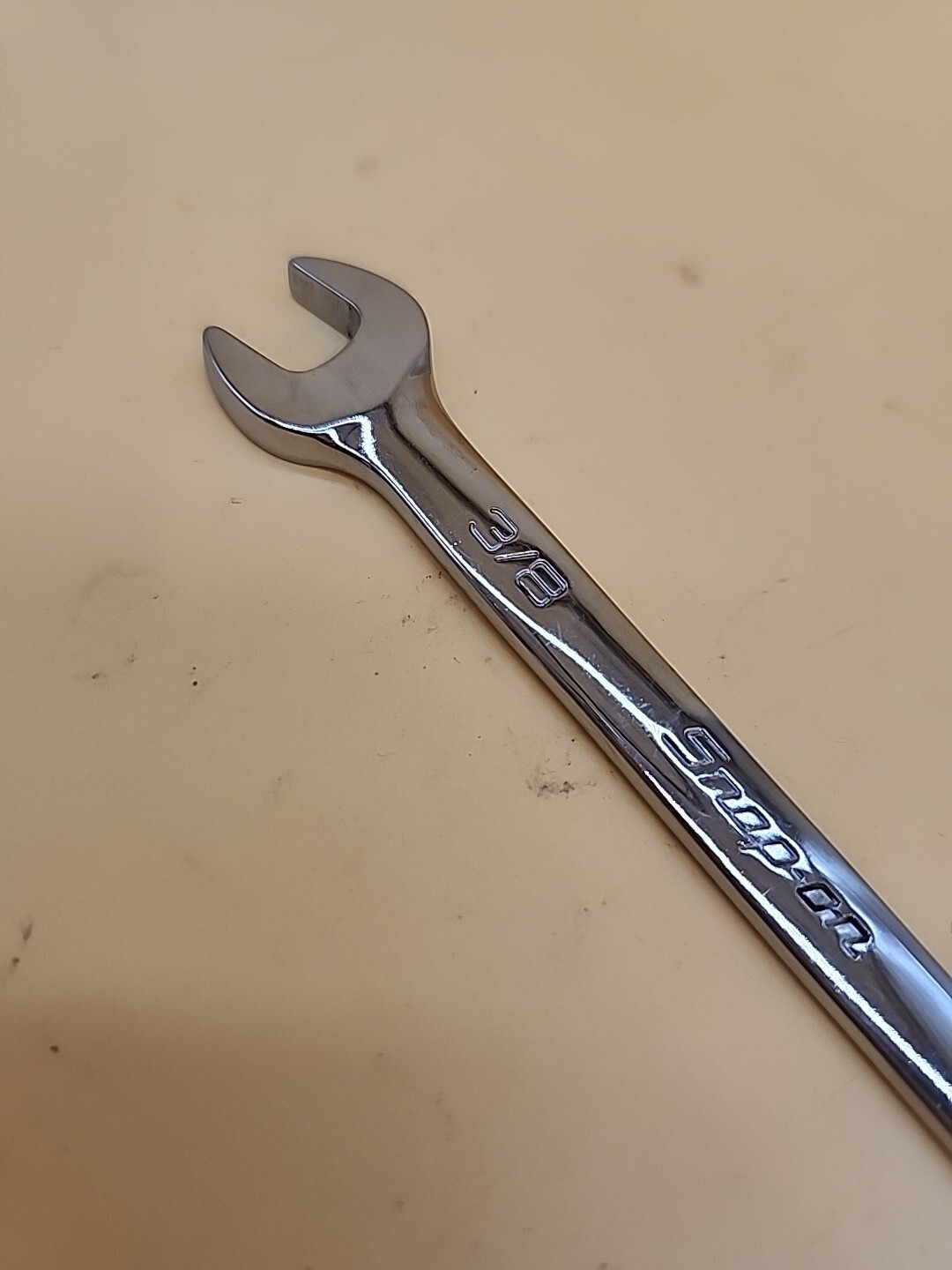 Snap-on Tools 3/8″ SAE 12 Pt Short Length Chrome Combo Wrench OEX120B USA