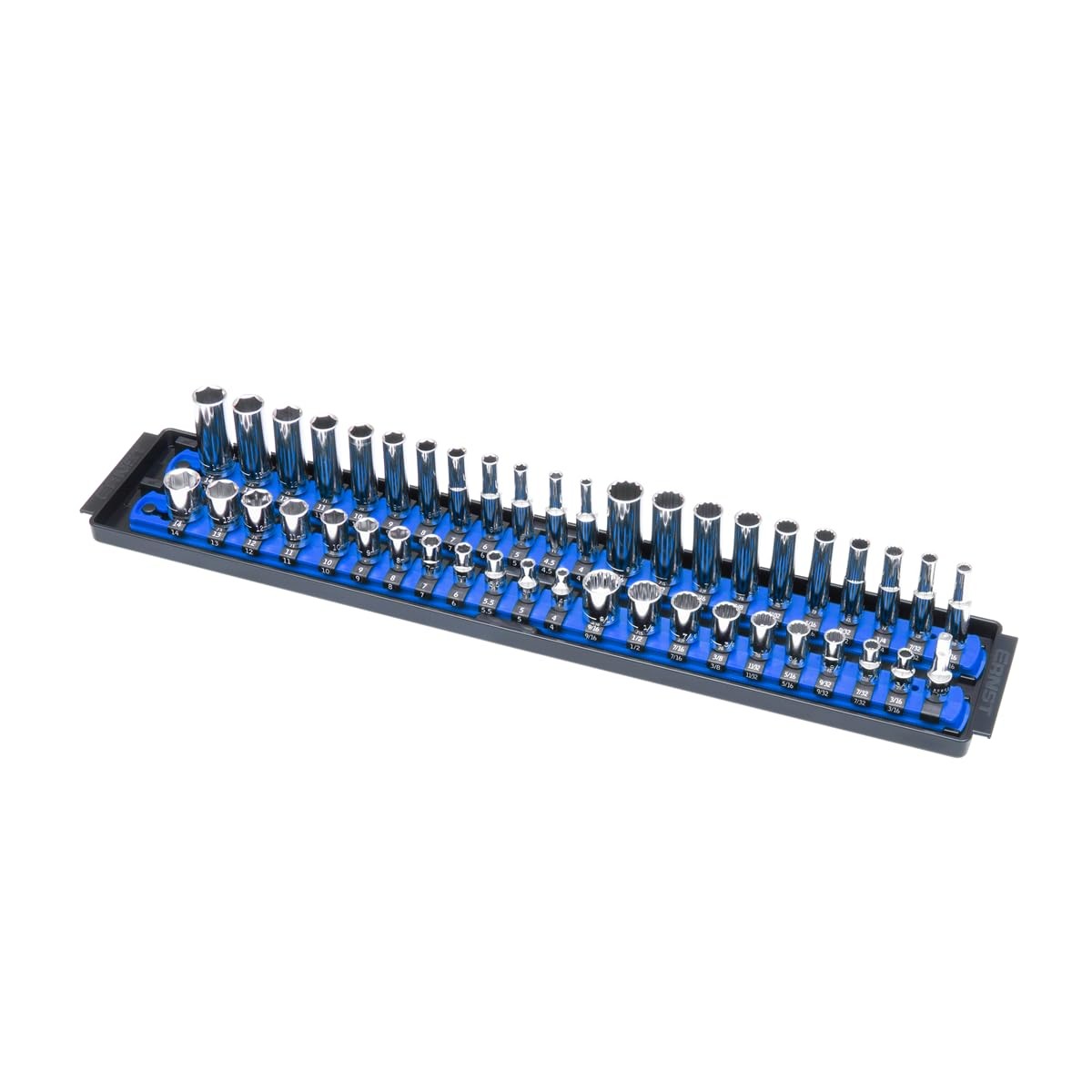 Ernst Manufacturing 19-Inch Socket Boss 2-Rail 1/4-Inch-Drive 1/4″, Blue