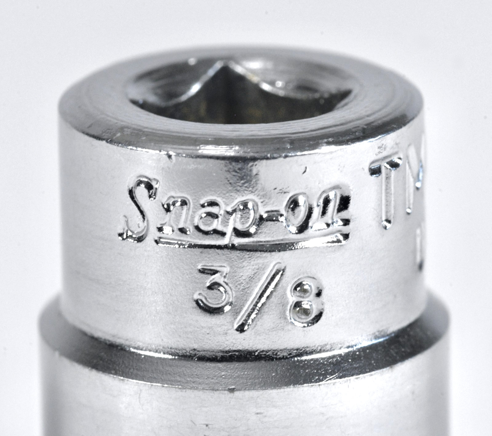 Snap-on TM412 SAE 1/4″Dr 8Pt 3/8″ Double Square Socket NOS