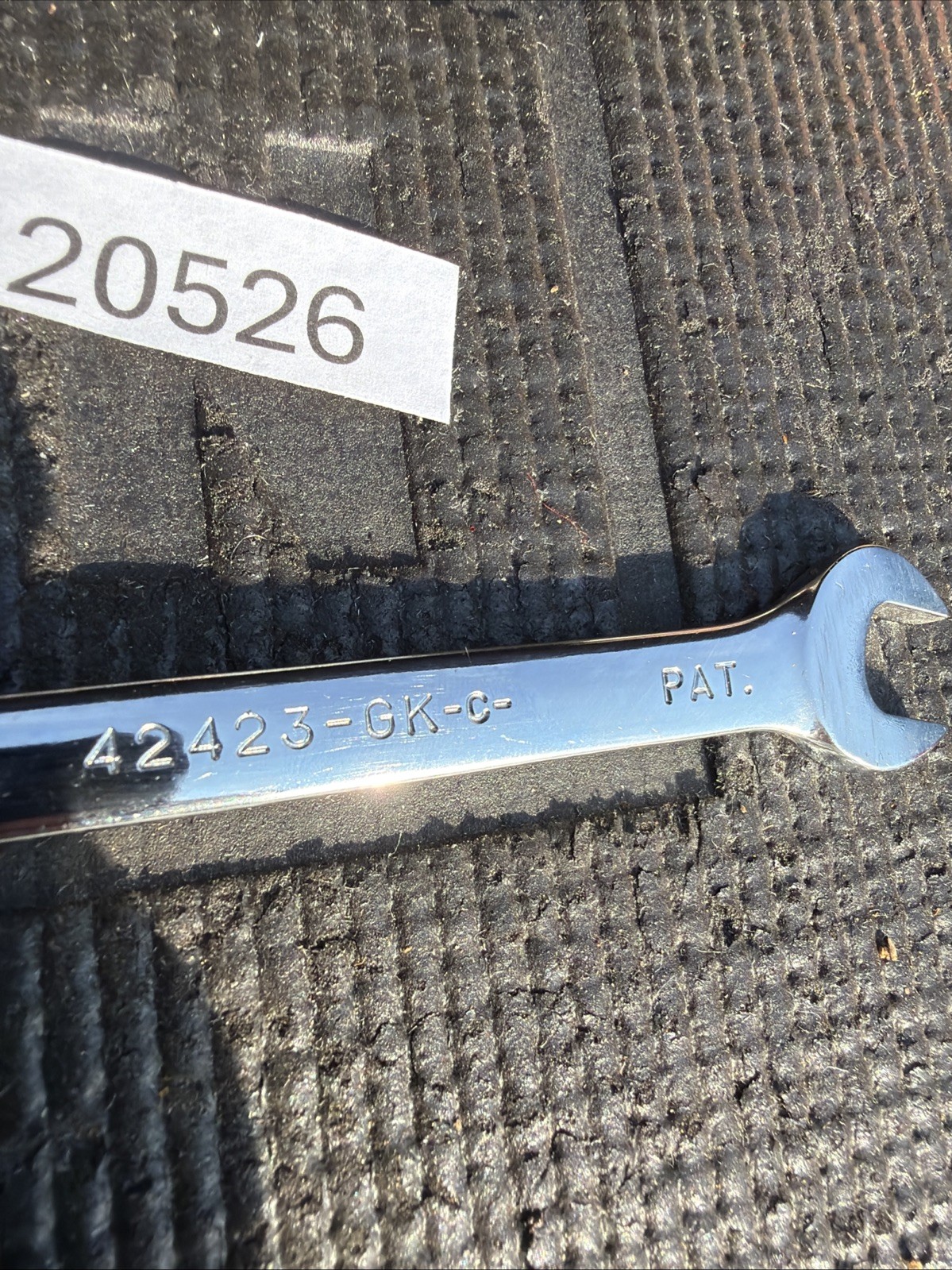 Craftsman USA Made 42423 GK-C 12mm Reversible Ratcheting Combination Wrench 12PT