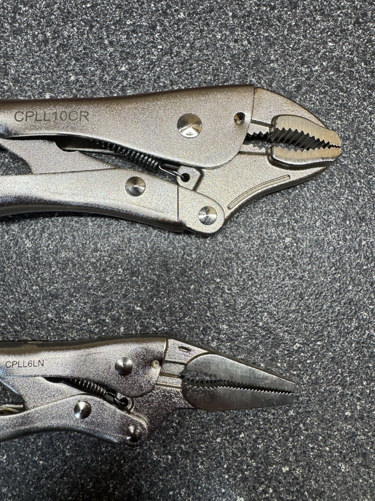 Cornwell 10” & 6” Locking Pliers CPLL10CR CPLL6LN NEW Lot 2
