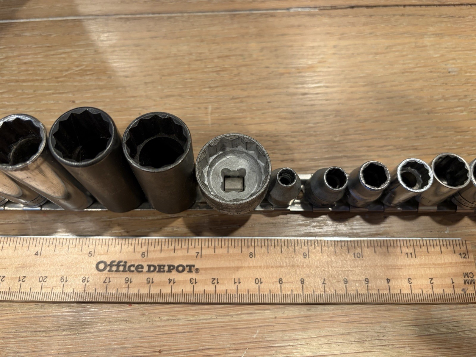 Set Of Drive Sockets, Various Sizes, Some Proto Brand, Some thorsen