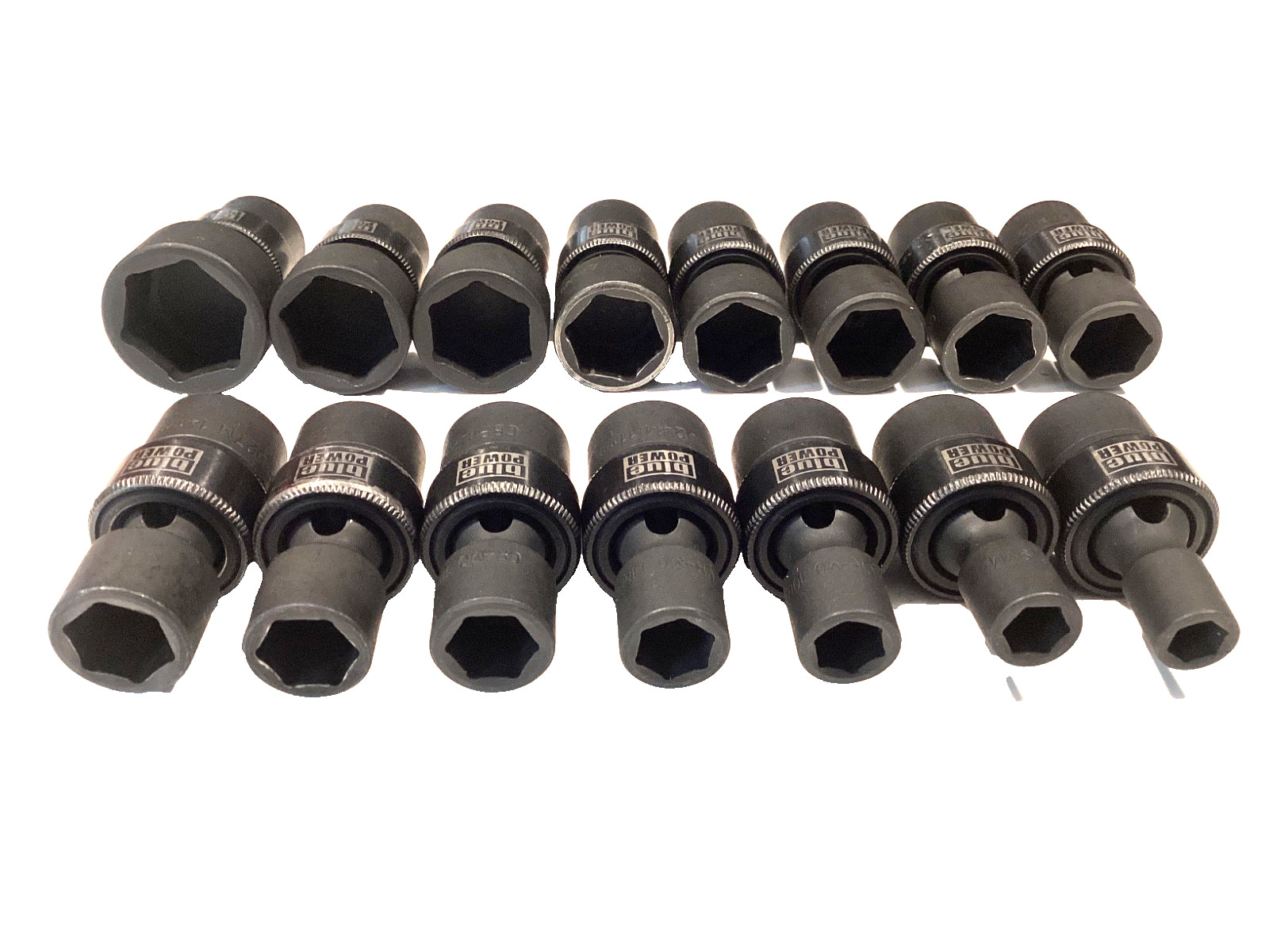 Cornwell 15 Piece 3/8″Dr Metric Swivel Impact Socket Set Snap Latch Case CBPIU2M