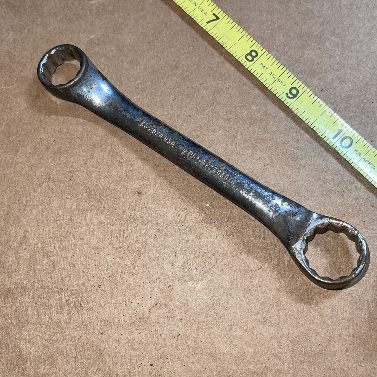 Snap on USA XS2024 5/8 In X 3/4 In 12 Point Double Box End Offset Wrench XS