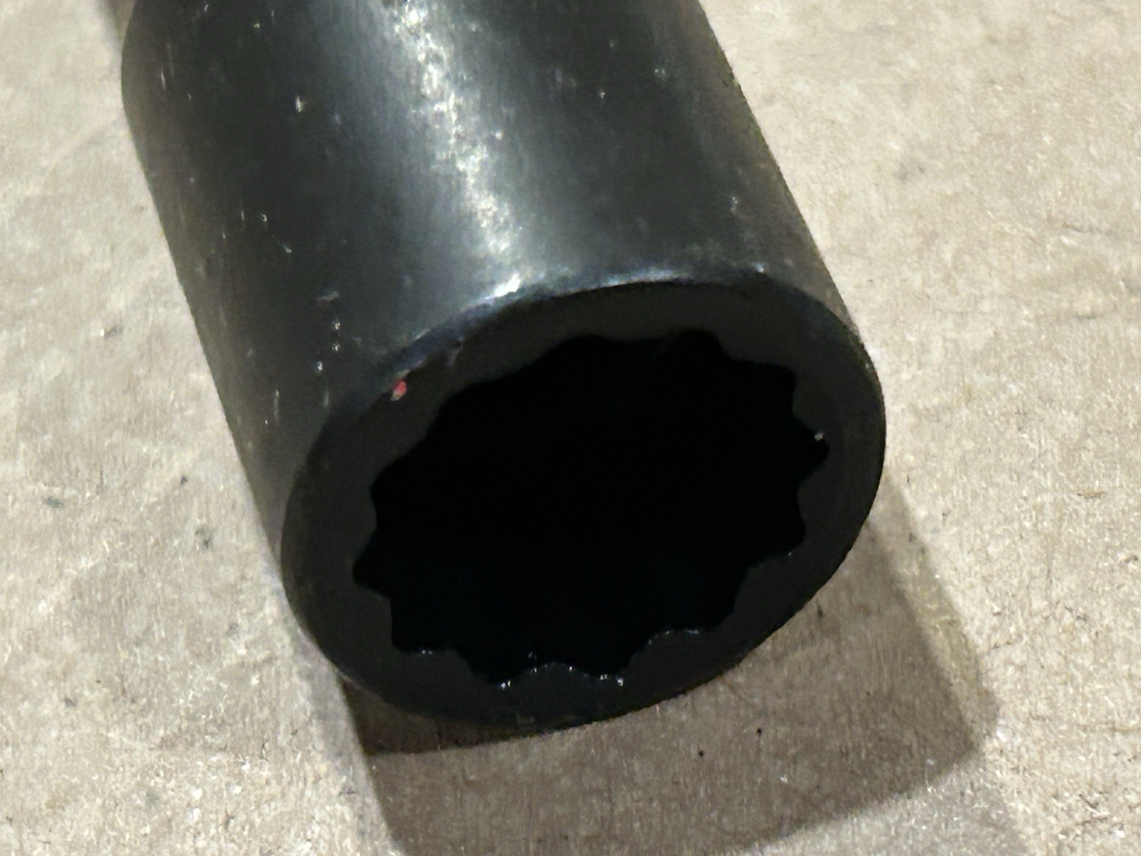 NEW SNAP ON 1/2″ Drive 12-Point Metric 12 mm Extra-Long Head Bolt Socket S6160
