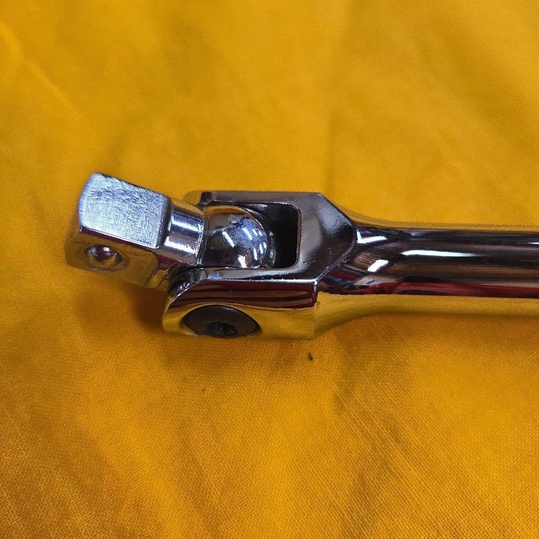 Snap-on FHBB12 3/8” Drive Breaker Bar 12.5” Long Green Soft Grip [Used]