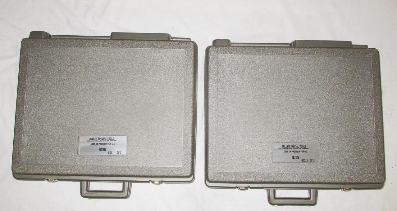 Miller Special Tools Mopar 9765 2006 DR DH Ram Truck Tools BOTH Boxes Complete