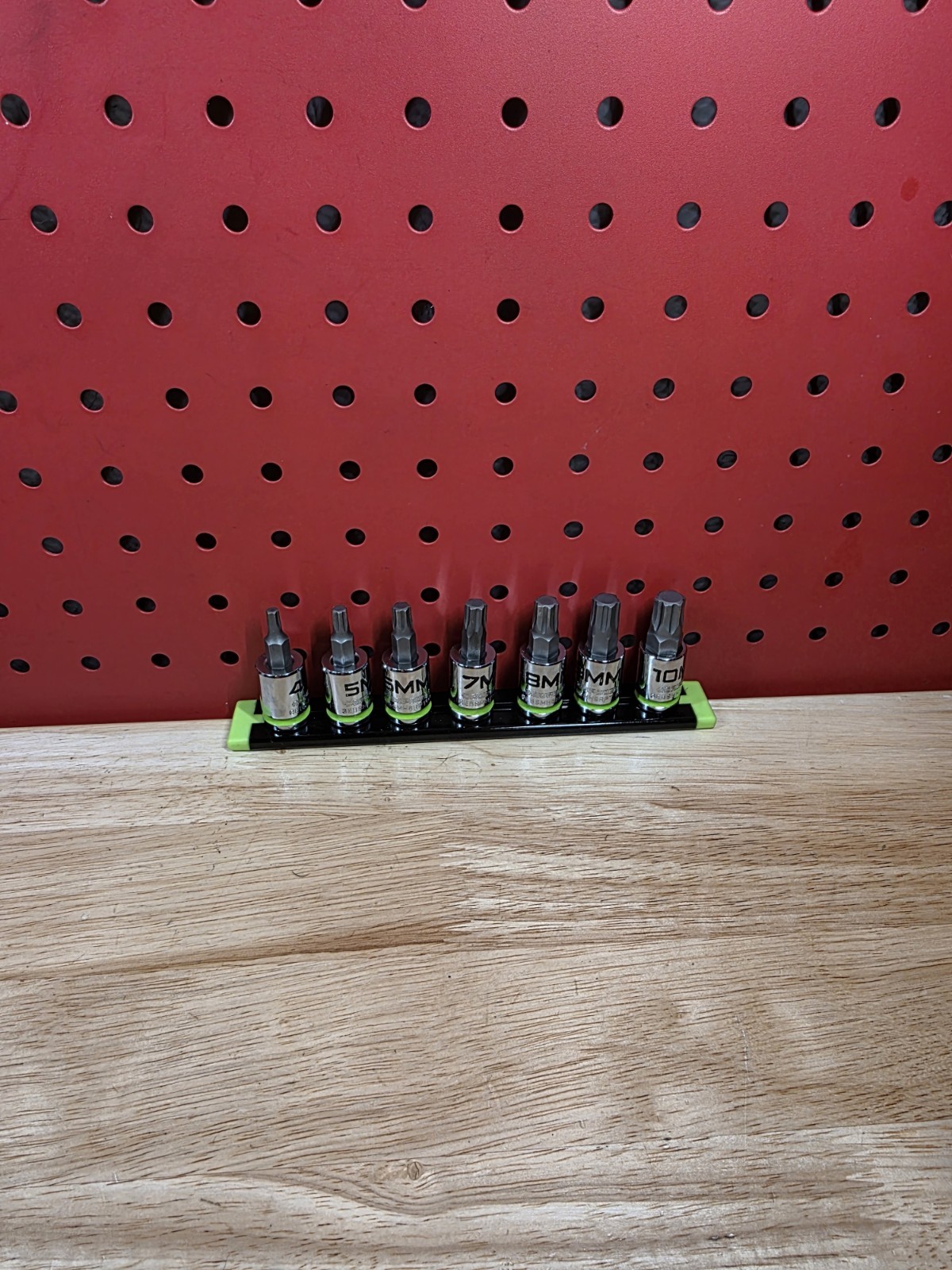 GRIPEDGE HEX Bit Socket Set 7-Piece 4-10mm 3/8» Drive Short RPT Hex Set