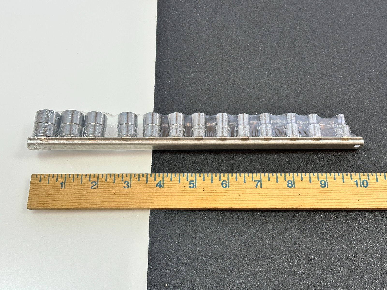 NEW CAT Caterpillar USA 13pc Metric 4mm-15mm Socket Set, 1/4 Drive, 6 Point