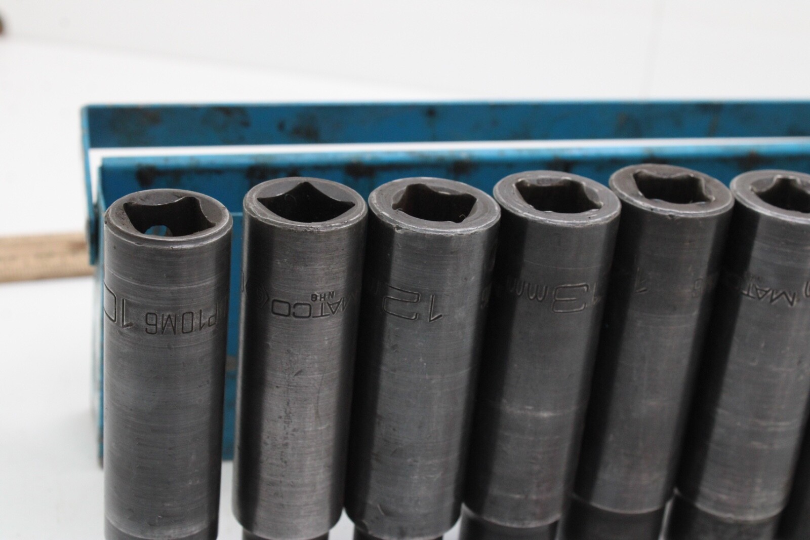 Matco CDP10M6-CDP21M6 10- 21mm 1/2″ Drive 11 Pc 6 Point Deep Impact Socket USA