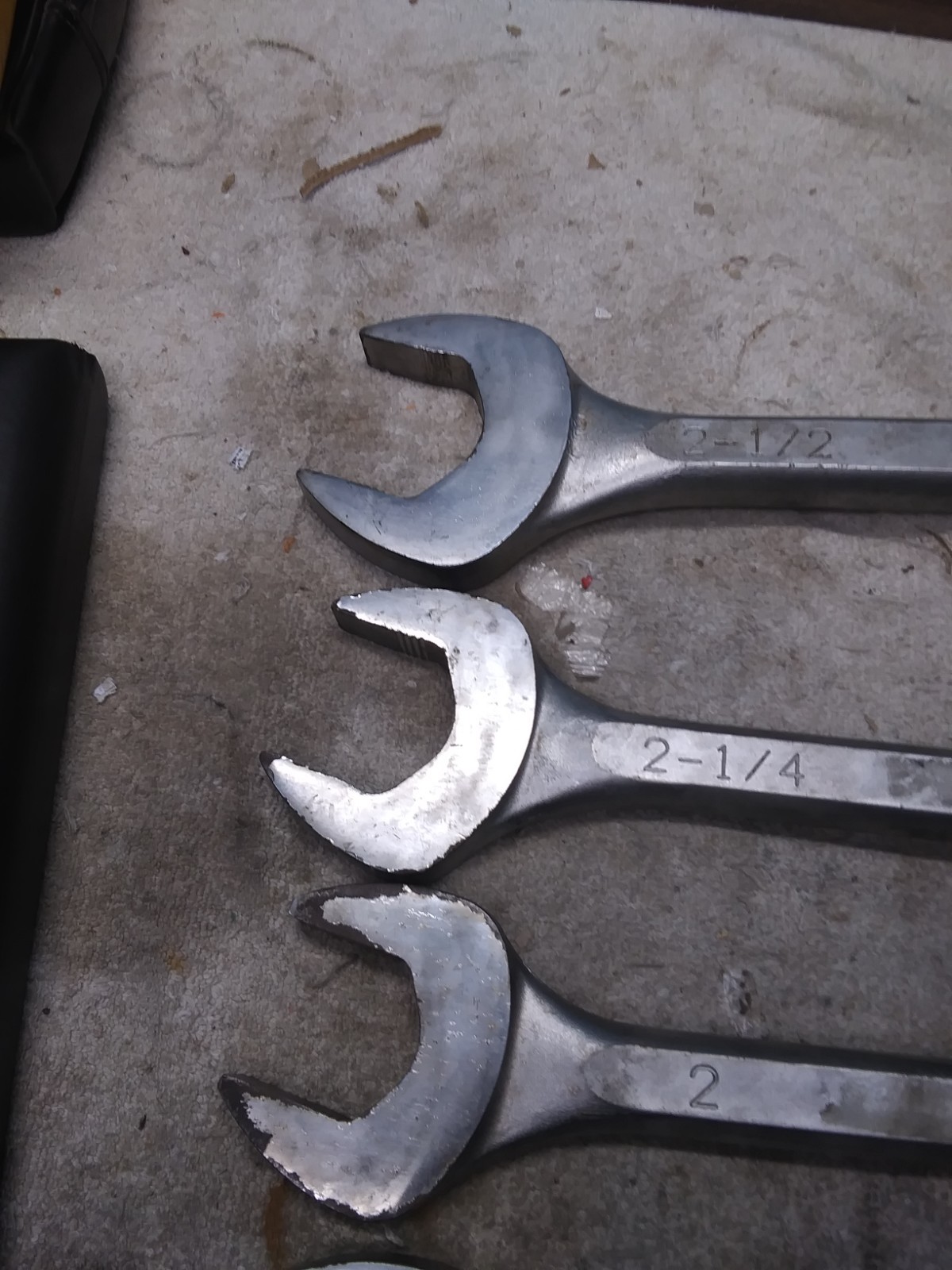 Wright Tools Large Combination Wrench Set 5pc SAE Wright Grip USA