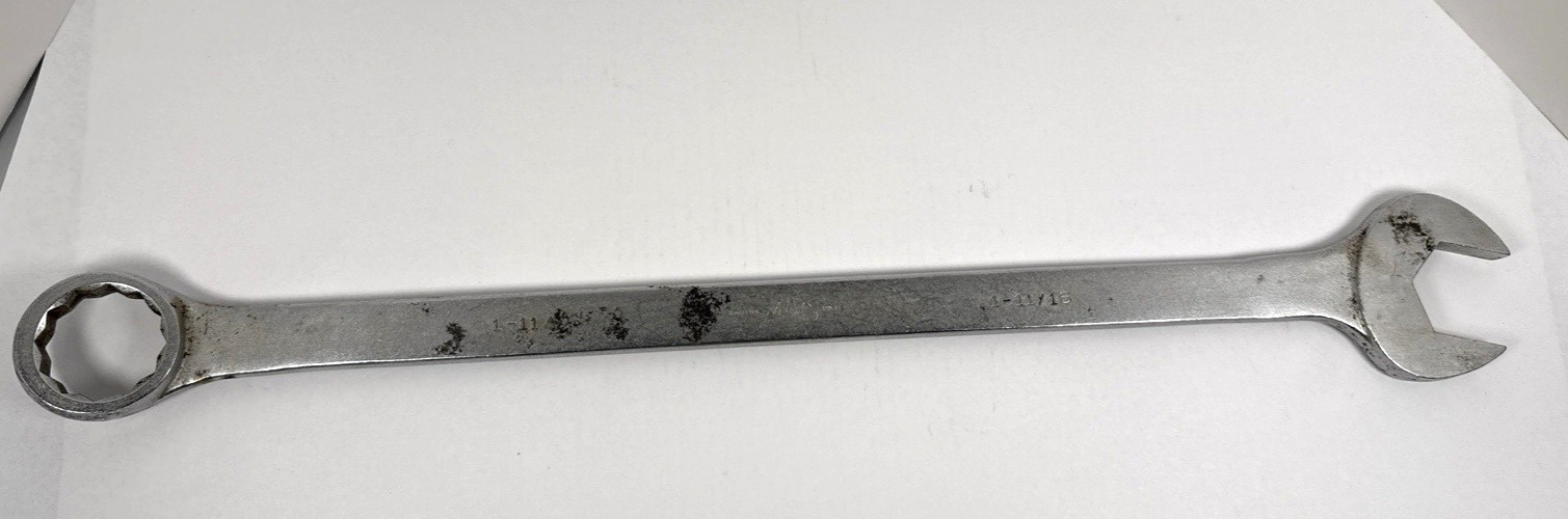 MAC Tools CL54 1-11/16” Combination Wrench SAE USA Made Large Vintage