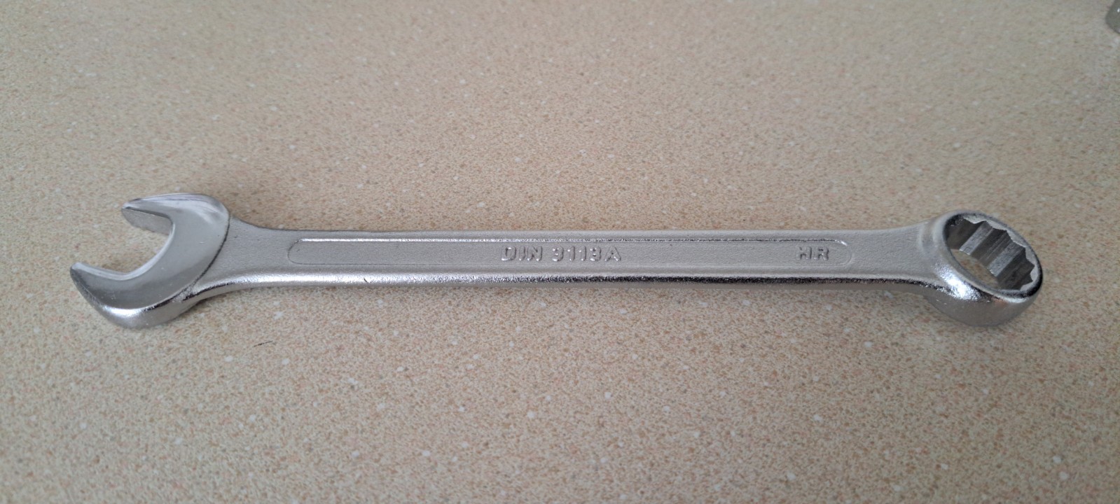 WRENCH/COMBO 15mm DIN 3113A HR Chrome Vanadium -NEW! Metric SAE Polished Chrome