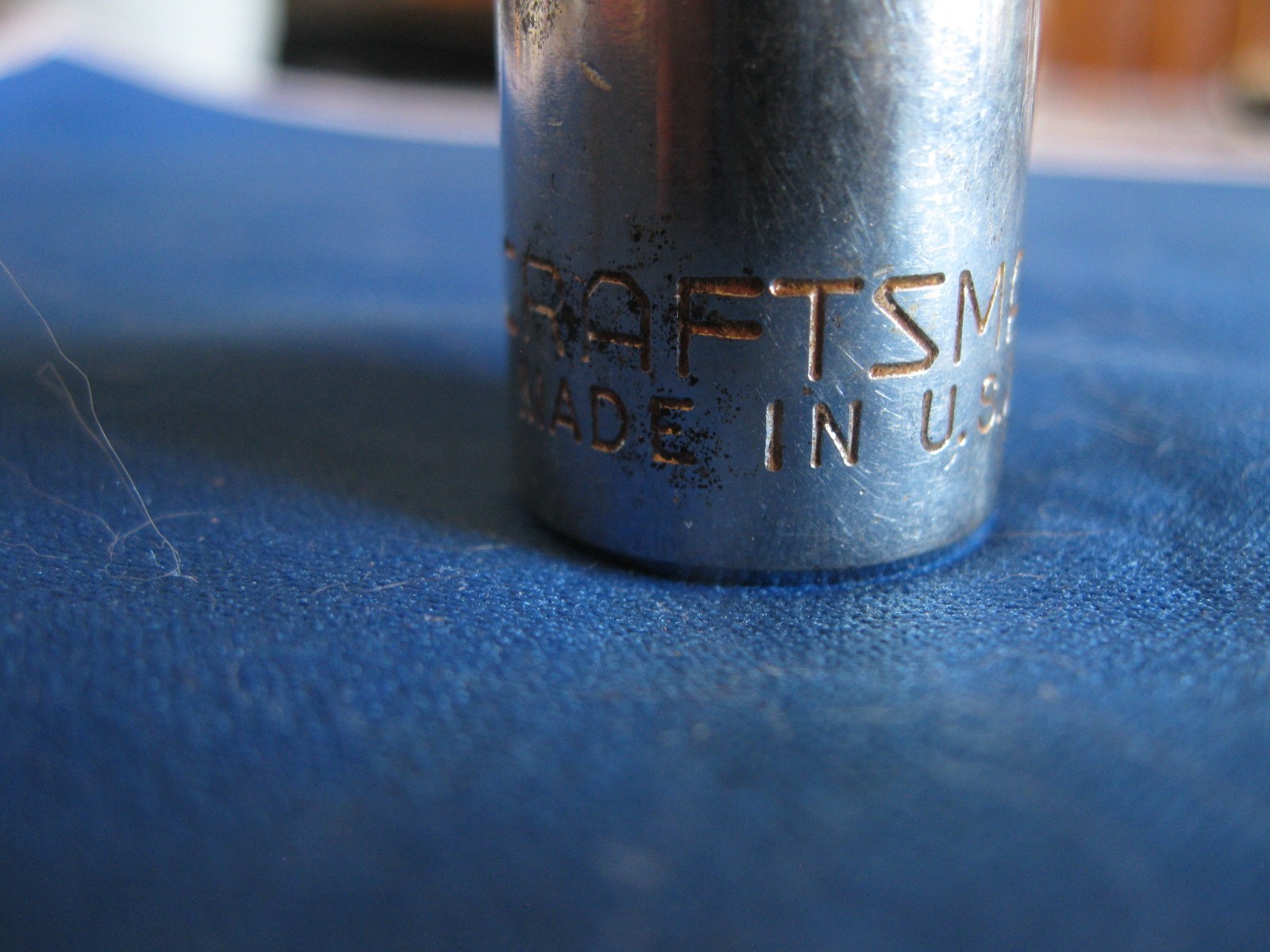 Craftsman Vintage 1/2″ Drive 15MM 12 Point Shallow Socket Metric EE 44236 USA